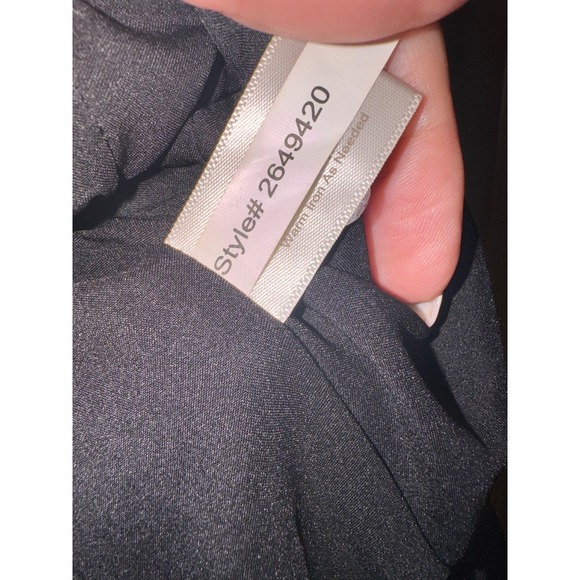 Boston Proper Black Off the Shoulder Top Bell Sleeve Blouse Size 12 - Picture 3 of 9